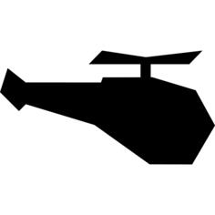 Helicopter silhouette