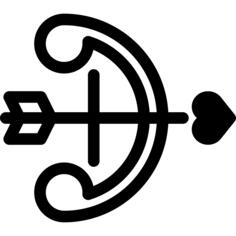 Cupid Bow and Arrow