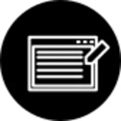 Browser with text and pen tool variant