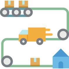 Delivery truck