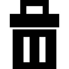 Trash closed can