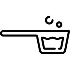 Laundry detergent measuring spoon