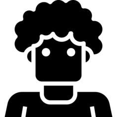 Curly hair