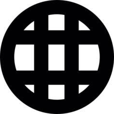 Grid inside circle