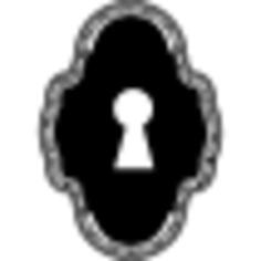 Keyhole of vintage design