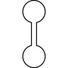 Dots couple with a vertical line union