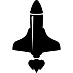 Rocket ship launch