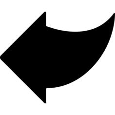 Black left arrow