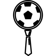 Football ball and tie
