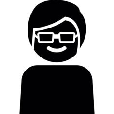 戴眼镜的男人