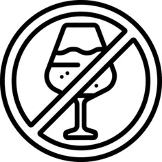 No alcohol