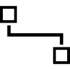 Block schemes of two squares outlines