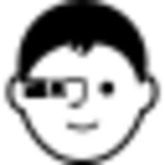 Child face with google glasses