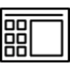 Screen with buttons
