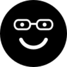 学生微笑的意思号方形的脸