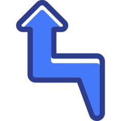 向上箭头