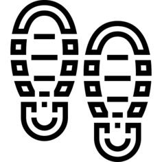 Shoe prints