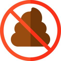 No pooping