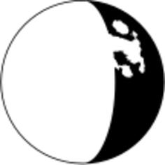Moon phase interface symbol