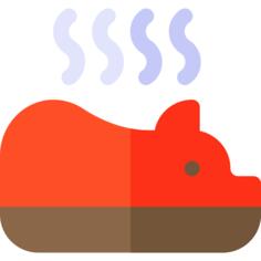 Roasted pig