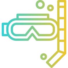 Diving glasses