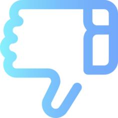拇指向下