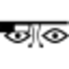Google glasses on eyes