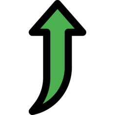 向上箭头