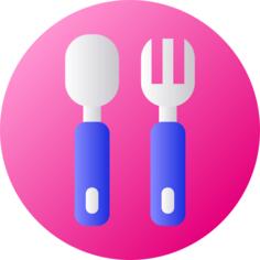 Spoon and fork