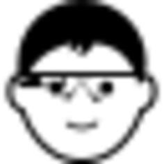 Boy head with google glasses