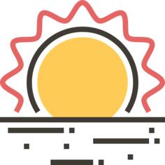 日落