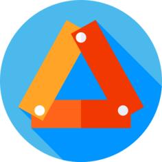 Reflective triangle