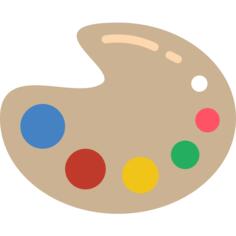 油漆调色板