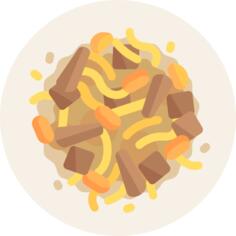 Beef chow fun