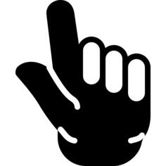 Pointing up