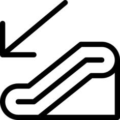 Escalator down