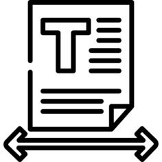 文字间距