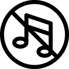 No music