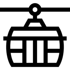 Cable car cabin
