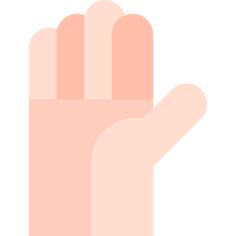 Raising hand