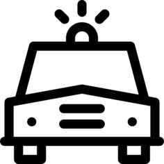 警车