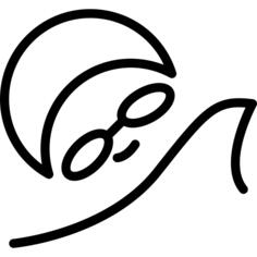 游泳的