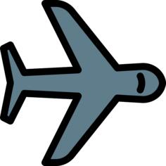 Airplane flying
