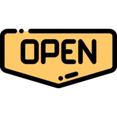 Open sign