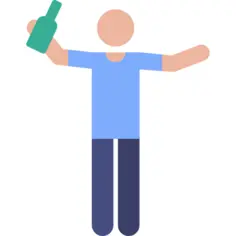 喝