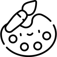油漆调色板