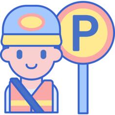 Parking worker