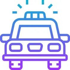 警车