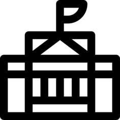白色的房子
