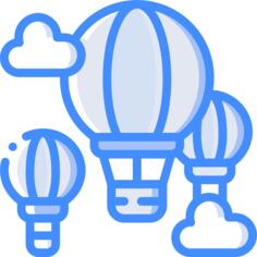 Hot air balloons